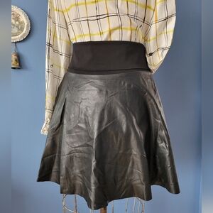 Wilfred Faux Leather Skirt